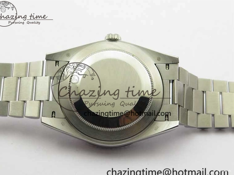 Bracelet Dial Fluted A2813 Markers Day SS Date 40mm Maker Bezel Best On SS Edition BP Arabic Blue 0727